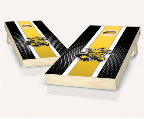 Wichita State WuShock Striped Cornhole Set