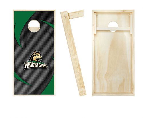Wright State Swoosh Cornhole Set #2