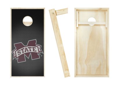 Mississippi State Bulldogs Slanted Cornhole Set #2