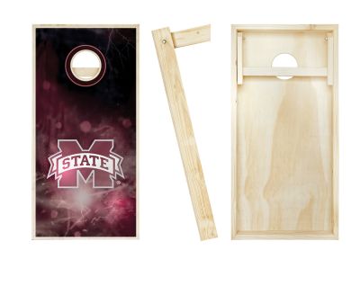 Mississippi State Bulldogs Smoke Cornhole Set #2