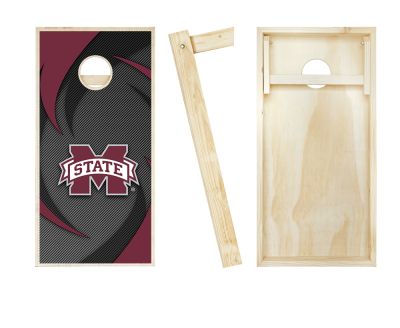 Mississippi State Bulldogs Swoosh Cornhole Set #2