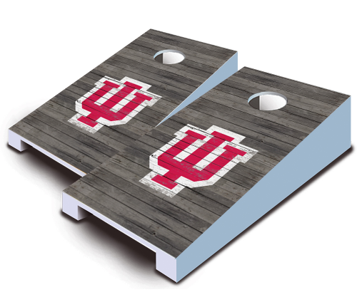 Indiana Hoosiers Distressed Tabletop Set