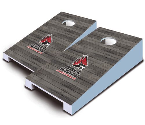 Ball State Cardinals Distressed Tabletop Set