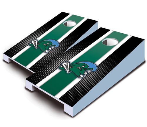 Tulane Green Wave Striped Tabletop Set