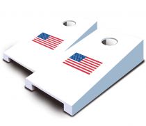 "USA Flag" Tabletop Cornhole Set