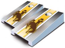 Wyoming Cowboys Striped Tabletop Set