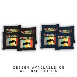 "Pastel Rainbow" Cornhole Bags - Set of 8