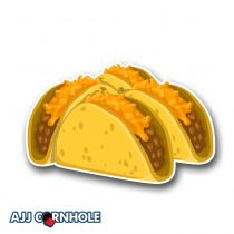 Tacos Cornhole Decal