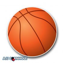 Basketball Cornhole Decal