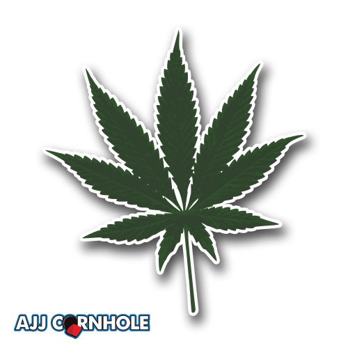 Cannabinoid Cornhole Decal Set of 2