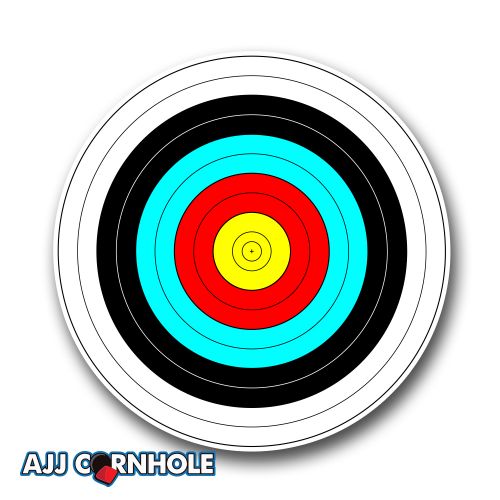 Target Range Cornhole Decal Set of 2