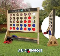 Southern Rustic Personalized Family Fast Four Game