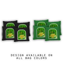 "Happy St. Patrick's Hat" Cornhole Bags - Set of 8