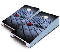 "Rose" Tabletop Cornhole Set