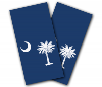 "South Carolina Flag" Cornhole Wrap